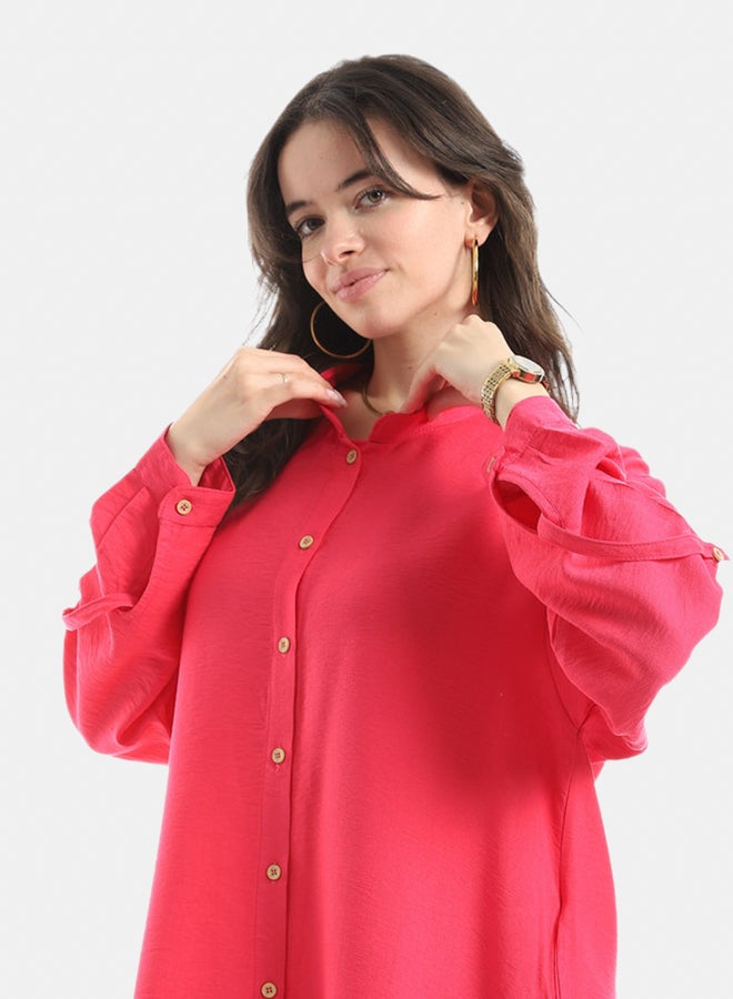 Azul Long Shirt Dress - Image 3